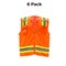 High Visibility Safety Vests Reflective Zipper Front with Pockets Work Gear